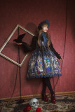 Surface Spell -The Rosary- Printed High Waist Corset Gothic Lolita JSK Jumper Skirt