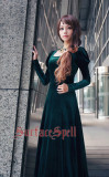 Surface Spell -War and Peace- Vintage Long Sleeves Unicolor Ankle Length Gothic Lolita OP One Piece Dress
