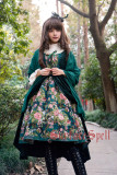 Surface Spell -Winter Rose Garden- Gobelin Vintage Gothic Lolita JSK Jumper Skirt