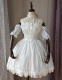 Magic Tea Party -Ballet- Off Shoulder Halter Neckline Sweet Lolita OP One Piece Dress with Detachable Sleeves