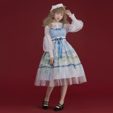 Summer Fairy -Monet Oil Painting- Classic Lolita JSK Jumper Dress