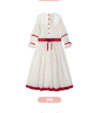 Summer Fairy -Sweet Heart- Middle Length Sleeves Casual Lolita OP One Piece Dress