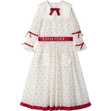 Summer Fairy -Sweet Heart- Middle Length Sleeves Casual Lolita OP One Piece Dress