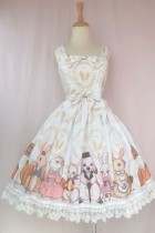 Yilia -The Harvest Season of Rabbit Farm- Sweet Lolita JSK Jumper Dress