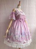 Yilia -The Secret Garden of Unicorn- Sweet Lolita JSK Jumper Dress with Detachable Sleeves