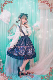 Strawberry Witch -Dream of Alice- Sweet Lolita Salopettes