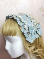 Yilia -The Spirit of Dream- Sweet Lolita Headdress(Headbow, Headband, Bow Hairpin)