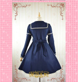 Strawberry Witch -Sailor Bear- Woolen Sailor Lolita Long Coat for Winter