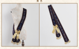 Uwowo -Coronation of Brumaire- Classic Lolita Accessories(Body Sash and Headbow with pearl chain)