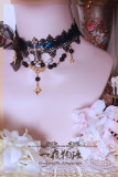 One Night Language - Gothic Lolita Necklace with Beads