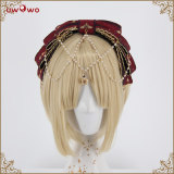 Uwowo -Coronation of Brumaire- Classic Lolita Accessories(Body Sash and Headbow with pearl chain)