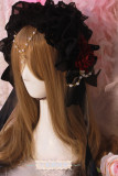 One Night Language - Gothic Lolita Headband with Pearls