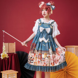 Eieyomi -Demons in Middle Night- Classic Lolita JSK Jumper Dress