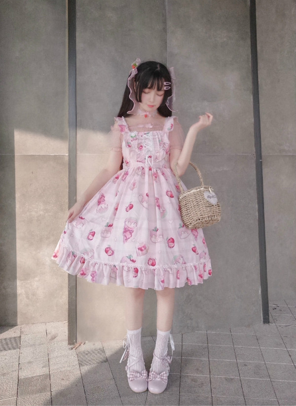 Diamond Star - Sweet Casual Lolita JSK Jumper Dress