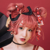 Eieyomi -Demons in Middle Night- Classic Lolita Bow Hairclip