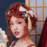 Eieyomi -Demons in Middle Night- Classic Lolita Bow Hairclip