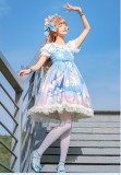 Brocade Garden -Whale Castle- Sweet Casual Lolita JSK Jumper Dress