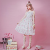 Eieyomi -Peach Spirit- Casual Lolita JSK Jumper Dress