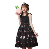 Eieyomi -Peach Spirit- Casual Lolita JSK Jumper Dress
