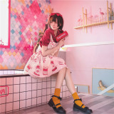 Yona Studio -Cherry Jam- Sweet Casual Lolita Salopette
