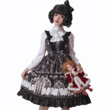 Eieyomi -Poker City- Classic Vintage Lolita JSK Jumper Dress