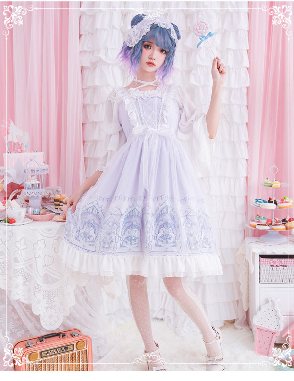 Eieyomi -The Sky Space- Sweet Lolita JSK Jumper Dress
