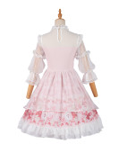 Yingluofu -Sakura- Pink Lolita OP One Piece Dress