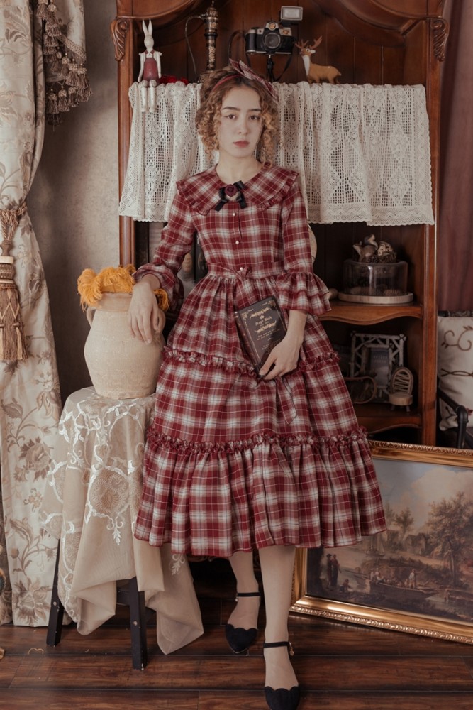 Us 63 99 Mousita Casual Classic Vintage College Lolita Op One