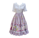 Hanweika -Spring Cane- Sweet Casual Lolita OP One Piece Dress