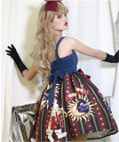Brocade Garden -Circus Rabbit- Sweet Lolita JSK Jumper Dress