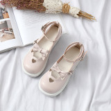 Little Monk - Round Toe Buckle Sweet Lolita Flat Shoes