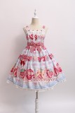 Alice Girl -Cream Strawberry- Sweet Lolita JSK Jumper Dress