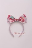 Alice Girl -Cream Strawberry- Sweet Lolita Headbow