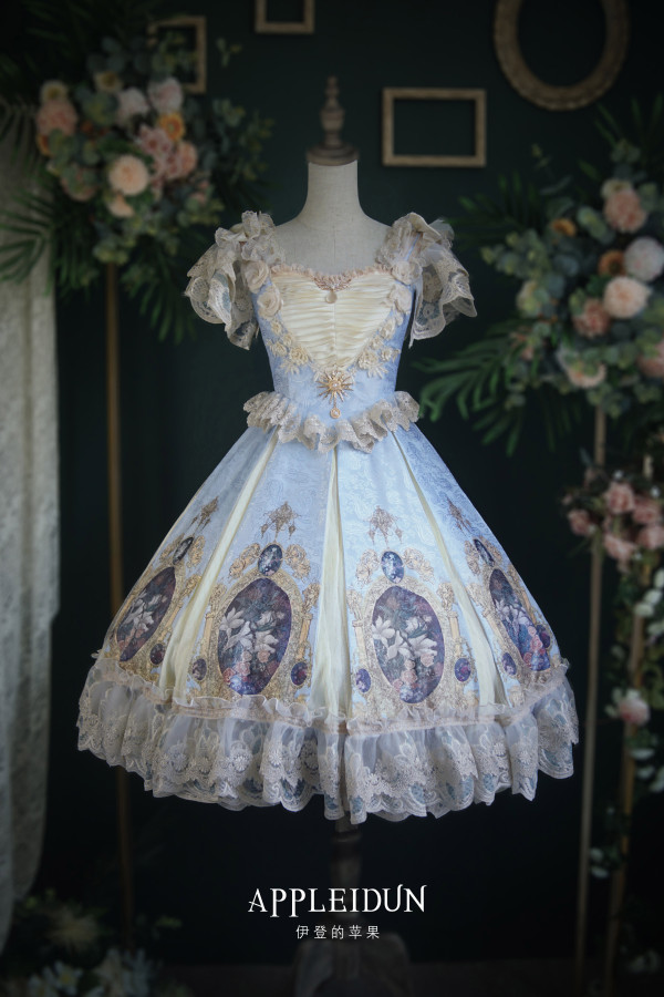 Apple Eidun -Brouwer- Classic Princess Rococo Lolita OP One Piece Dress