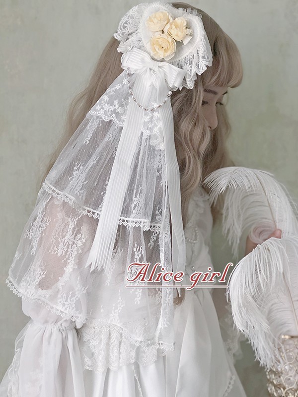 Alice Girl -Daughter of Sea- Sweet Lolita Flower Hairclip
