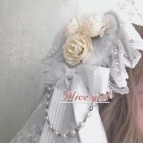 Alice Girl -Daughter of Sea- Sweet Lolita Flower Hairclip