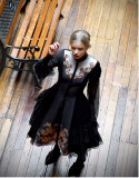 Neo Ludwig -Borgia- Long Cape Sleeve Classic Lolita OP One Piece Dress