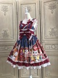 Alice Girl -Fortune Cat- Wa Lolita JSK Jumper Skirt Dress