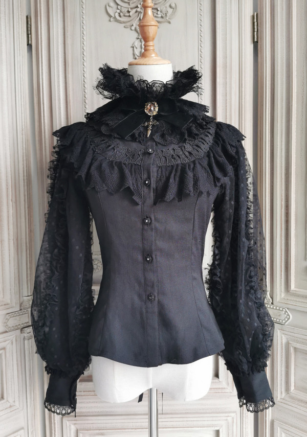 Miss Point -Gothic Punk Lolita Blouse