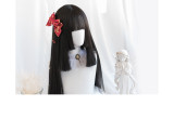 Heng Ji -Wa 60cm Long Straight Black Lolita Wig