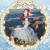 AloisWang -The Little Mermaid- Sweet Lolita Pearl and Lace Jumper Skirt Dress