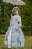 Little Dipper -Charming Fragrance- Classic Lolita Jumper Skirt Dress(Pure Color Version)