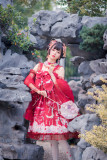 CYLolita -Moon Rabbit- High Waist Qi Lolita Jumper Skirt Dress
