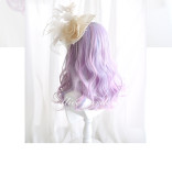 Alice Garden - 45cm Middle Length Curly Wavy Pastel Rainbow Lolita Wig