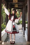 Sweet Cake -Calyx Canthus in the Snow- Qi Lolita OP with Cape