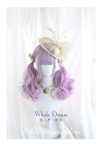 Alice Garden - 45cm Middle Length Curly Wavy Pastel Rainbow Lolita Wig