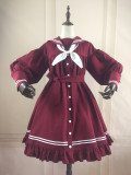 ANNA -Aanna's Dresses- Sailor High Waist Lolita One Piece Dress