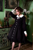 ANNA -Aanna's Dresses- Casual Vintage High Waist Lolita One Piece Dress
