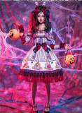 Lady Miao -The Dead Feast- Halloween Gothic Lolita Jumper Skirt