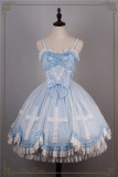 Baby Ponytail -Heaven Tears- Rococo Princess Lolita Jumper Skirt Dress